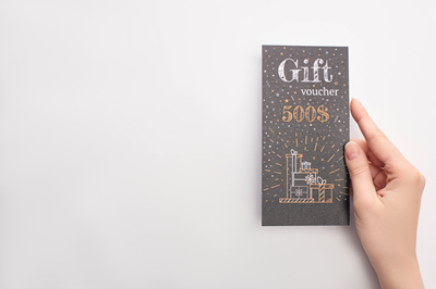 Gift Certificates 3.5" x 8.5"