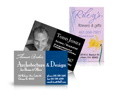 Business Cards - Folded